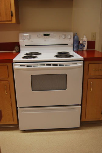 one of the two new stoves